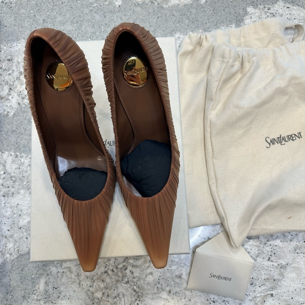Saint Laurent EMMANUELLE PUMPS Size 38 - Picture 10 of 14